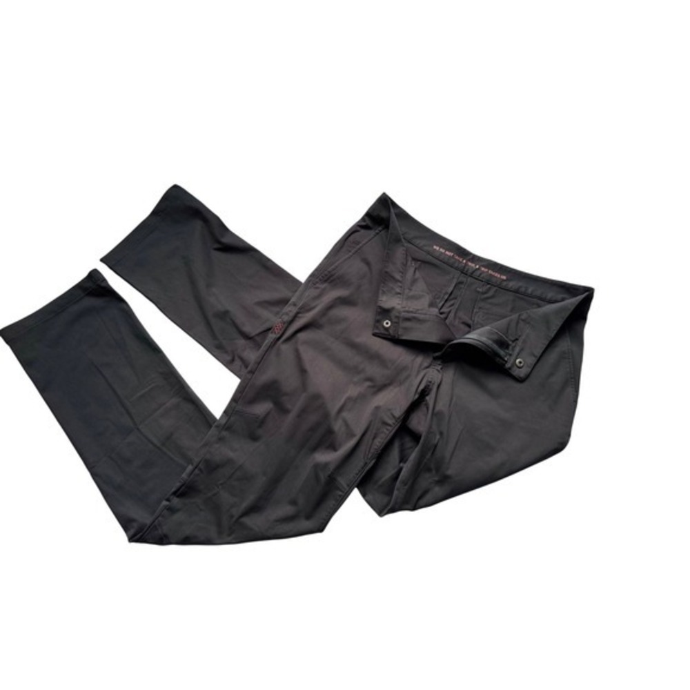 Rhone Commuter Pants Men‎ 31 Black Slim Straight Stretch Golf Work Travel Chinos